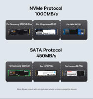 Baseus M2 NVMe SATA Dual Protocol 10Gbps M.2 a USB Tipo C 3.2 Caja de Hard Drives Externos Portátiles para Almacenamiento de Datos - details 3