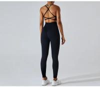 Pantalones deportivos ajustados de secado rápido para mujer, pantalones de Yoga ajustados, pantalones de Yoga de punto sin costuras, pantalones de chándal transpirables antitratamiento para gimnasio y Fitness - details 27