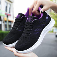 Zapatillas casuales para mujer 2025 con suela suave y transpirable, zapatos tejidos para madres, zapatillas para correr. - details 4