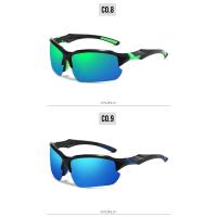 Gafas de sol deportivas polarizadas para exteriores, modelo nuevo 2025, con diseño de media montura y protección contra el viento - Gafas de sol para pesca - details 12