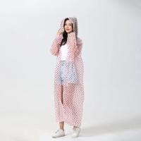 Chubasquero largo grueso de EVA para adultos, Poncho no desechable, impermeable, transparente, 1 piezas - details 4