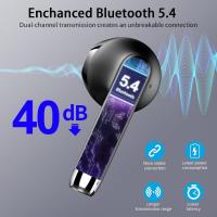 Auriculares Bluetooth 5.4 Ultra Ligeros 56h Autonomía, IP7 Impermeable, 4 Micrófonos ENC - details 2