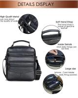 Bolsos de mensajero de moda novedosa para hombre, bolsos de cuero auténtico para hombre, bolso cruzado de marca de lujo para hombre, bolso de hombro para Mini Pad para niño - details 11
