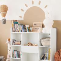 Libros y Juguetes Librería para niño Multifuncional con 6 estantes y 2 compartimentos 106 x 30 x 104 cm ES - details 7