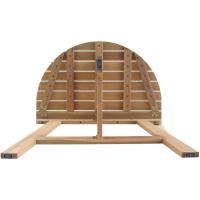 Mesa de Pared Plegable de Acacia Madera Natural 45x47x80 cm Ideal para Balcón, Terraza, Jardín - details 13