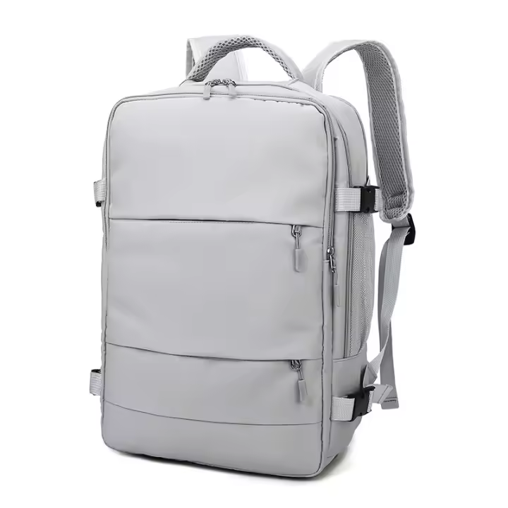 Bolsa de gimnasio USB de 17 pulgadas para mujer, mochila seca y húmeda, mochila de nailon para mujer, bolso de hombro para estudiante, mochila escolar para computadora portátil - 1