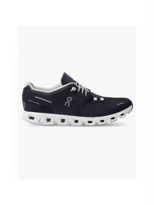 Zapatillas On Running Cloud 5 Azul Marino con Suela Blanca - 1