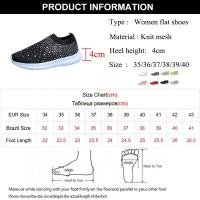 Zapatos deportivos de mujer con malla transpirable, zapatos planos cómodos, suelas blandas, informales, antideslizantes, talla grande 43 - details 0