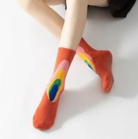 Calcetines de Yoga y Pilates con patrón de grafiti personalizado para mujer, calcetines deportivos antideslizantes, calcetines de moda que combinan con todo, calcetines de tendencia - details 2