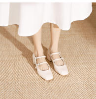 Zapatos Mary Jane de mujer con tacón grueso y hebilla de cinturón de nuevo estilo - details 17
