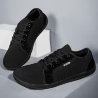 Zapatos anchos antideslizantes para hombre, calzado de punta ancha para exteriores, Zapatillas de malla informales, minimalista - details 4