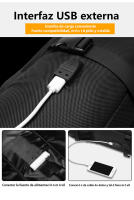 Mochila de gran capacidad para hombre, bolsa de ocio y negocios, con compartimento para zapatos y múltiples métodos de transporte - details 6
