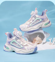 Zapatillas deportivas de verano para niños y niñas con malla, botones y suela de goma. - details 8