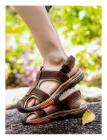 Novedad de verano para hombre, sandalias huecas transpirables, deportes al aire libre y ocio, zapatos de playa grandes antideslizantes - details 17