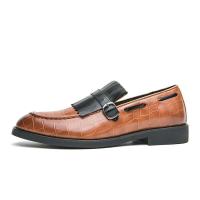 Formal para hombre en talla grande 38-48/6,5-14 con estampado de cocodrilo, cuero informal de negocios para hombre de alta calidad y a la moda - details 0