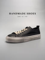 Zapatos hechos a mano retro de la vieja moda casual, zapatos de cuero de vaca de primera capa transpirable. - details 23