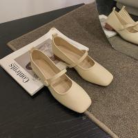 Zapatos Mary Jane de Tacón Bajo para Mujeres Vintage Zapatos de Cintura Gruesa con Anillo - details 4