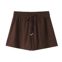 Pantalones Casuales Versátiles para Mujer 2025 Cintura Elástica Color Sólido Verano Nueva Llegada - details 1