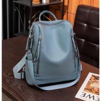 Mochila De piel auténtica para mujer, bolso de viaje de alta calidad, informal, de hombro, 2023 - details 26
