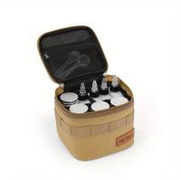 1 Juego, juego de botellas de especias portátiles para acampar, contenedores, salero y bolsa para viajes al aire libre, barbacoa Picn - details 4