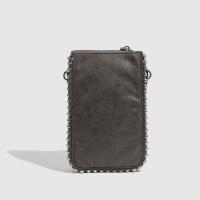 Bolso de mano con cuentas para mujer, bolso bandolera con cadena, bolso esmerilado para teléfono móvil, bolso con cremallera para mujer - details 4