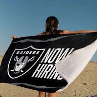 Las Vegas Raiders Beach para niños, baño personalizado, piscina, vacaciones, toalla de picnic, regalo de fiesta - details 3