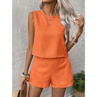 Conjunto de Verano 2025 para Mujer Top Sin Mangas y Shorts Cortos Estilo Casual y Deportivo - details 14