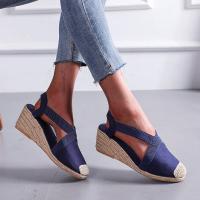Sandalias de tacón de cuña informales de verano para mujer - details 7