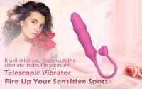 Leten 10 modos de empuje punto G vibrador estimulador de clítoris masaje vaginal masturbador femenino orgasmo adultos juguetes sexuales para mujeres y hombres - details 0
