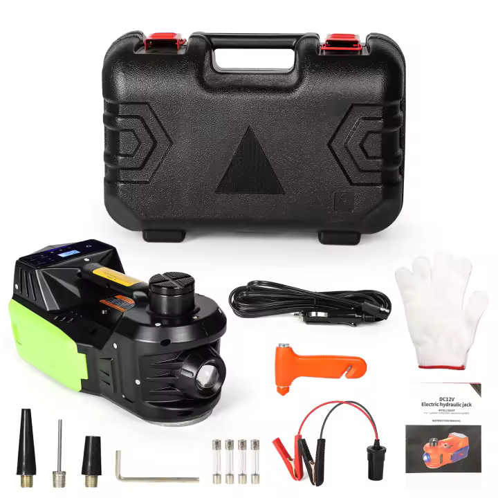Kit de Torno para Coche Eléctrico 12V 5T Soporte de Elevación de Coche Sedán SUV - 1