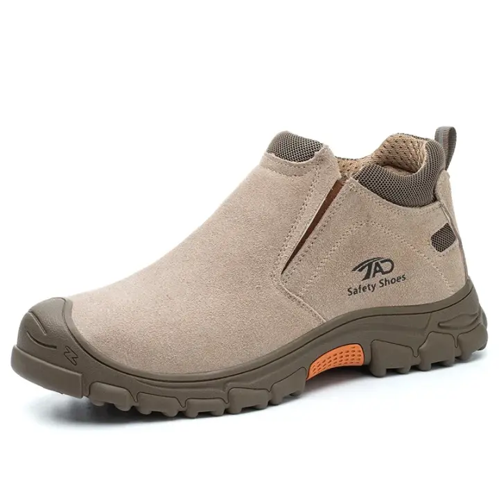 Botas de Seguridad de Soldadura de Corte Bajo Zapatos de Trabajo de Construcción a Prueba de Agujeros Indestructibles para Hombres - 1