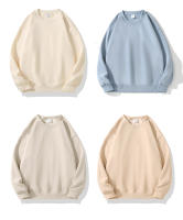 Sudaderas con capucha informales para hombre y mujer, ropa de calle sólida, sudadera básica de hip hop, color negro, blanco y caqui, 320gsm - details 10