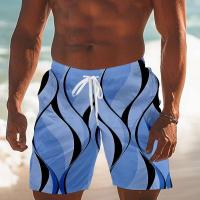 Ropa de baño hawaiana para hombres Pantalones deportivos de secado rápido con estampado en línea 3D - details 2