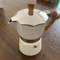 Cafetera Espresso con mango de madera Vintage de 300Ml, cafetera Moka, herramientas clásicas italianas para café, accesorios de cocina y cafetería - details 5