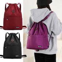 Durable para hombres y mujeres, bolso de hombro impermeable de color sólido, Oxford, plegable, mochila escolar - details 4