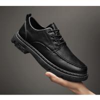 Vintage Hombres Zapatos de cuero de negocios Casual Jóvenes Zapatos de moda - details 11