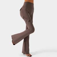 Pantalones de Pierna Ancha 2025 Ajuste Perfecto, Sensación de Desnudez, Alto Talle, Etiqueta Micro para Yoga y Trabajo - details 2
