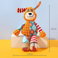 Juguete de Dentición de Peluche para Perros Estilo Zorro Elefante Ideal para Mascotas Aggressivas - details 2