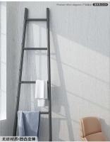 Papel tapiz blanco autoadhesivo de barro diatós, tela no tejida gruesa, pegatina de pared tridimensional 3D para dormitorio - details 18