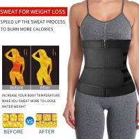 Waist Trainer Body Shaper Slimming Sweat Belt Waist Trimmer for Women Belly Weight Loss Slimming Belt Tummy Trimmer with Adjusta - details 8
