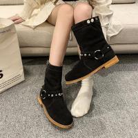 Botas martin planas informales para mujer, botas cortas a la moda - details 2