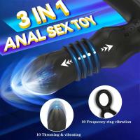 Vibrador de Estimulación Prostalétrico Inalámbrico Bluetooth Juguete Sensorial para Parejas - details 0