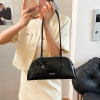Nuevo bolso de hombro estilo coreano a cuadros, de piel sintética, con lazo dulce, estilo Boston, informal, de color sólido, bolso de mano para mujer, para regalo. - details 27
