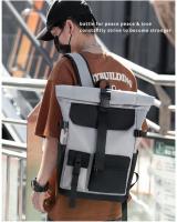 Mochila impermeable para deportes al aire libre para hombre, bolsa enrollable para ordenador portátil, viaje al aire libre, campamento - details 14