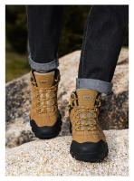 Botas de senderismo al aire libre para hombre, botas de Trekking duraderas antideslizantes para escalada de montaña, botas tácticas militares de alta calidad - details 15