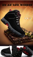 Botas de senderismo antideslizantes para hombre, zapatos de acampada al aire libre, senderismo y Trekking con cordones, zapatillas de caza y escalada, gran oferta - details 3