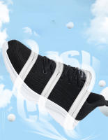 Sport Shoes Men Lightweight Running Sneakers Walking Casual Breathable Shoes Non-slip Comfortable black Big Size 39-47 Hombre - details 2