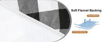 Mantel de Mesa de Vinilo Elástico Impermeable Cubierta Redonda para Comedor - details 15