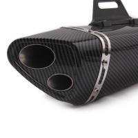Universal Motorcycle Exhaust Muffler Pipe Escape Exhaust Tail Pipe Vent Pipe Exhaust Canister End Pipe Stainless - details 10