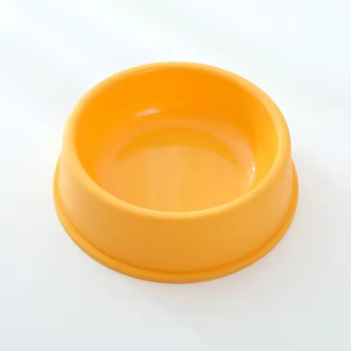 Cuenco de Alimentación de Plástico Ligero de Caramelo para Mascotas Cuenco Individual de Alta Calidad para Perros y Gatos Juego de Cuencos para Mascotas - 1